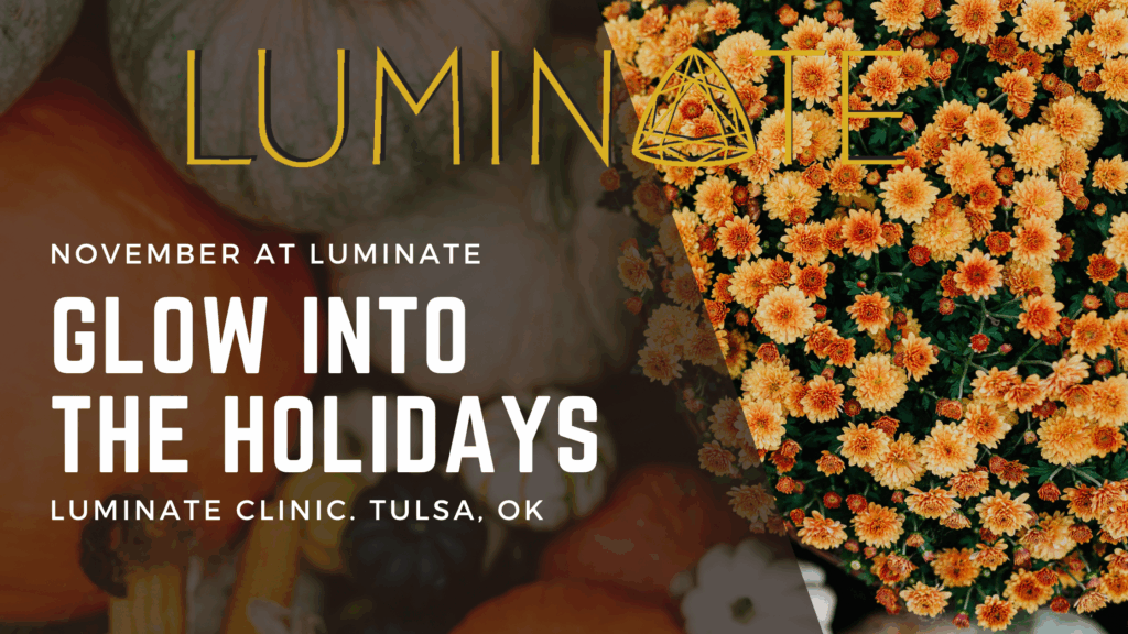 Blog heading with image of pumpkins and mums