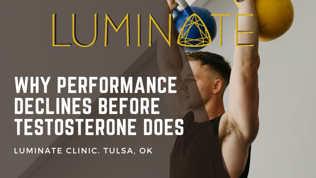 Man doing kettleball workout